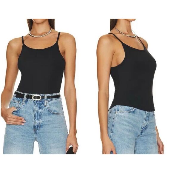Free People Tops - Free People Intimately Three Day Weekend Cami black Scoop Neck S NEW